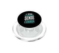 Introvertido sarcástico Desearía Que el Sentido común Fuera más común PopSockets PopGrip para MagSafe