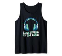 Introvertido Todo Es Demasiado Ruidoso Sobrecarga Sensorial Camiseta sin Mangas