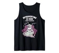 Introvertir Tan difícil Que podría Desaparecer Gracioso Camiseta sin Mangas