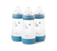 Intrucciones en lengua extranjera - MAM - Biberón (autoesterilizante, anticólico, 260 ml, 3 unidades), multicolor, 2 Meses+