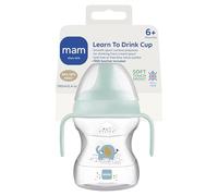Intrucciones en lengua extranjera - MAM - Biberón para aprender a beber con chupete, a partir de 6 meses, 190 ml azul