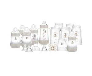 Intrucciones en lengua extranjera - MAM fácil de inicio autoesterilizante, anticólico autoadhesivo Starter Set, pequeño, color gris Talla:largo (Los diseños pueden variar)