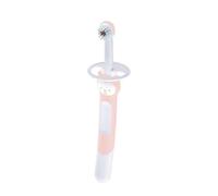 Intrucciones en lengua extranjera - Mam Training Brush - Cepillo de dientes para niños con mango largo, 5 meses, color rosa