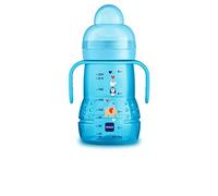 Intrucciones en lengua extranjera - Mam Transición Botella 220ml 4 Meses y - Color: Azul
