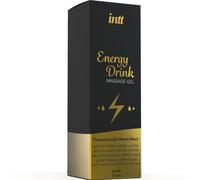 INTT Gel De Masaje Sabor Bebida Energética - Efecto Calor Para Intensificar La Estimulación Sensorial