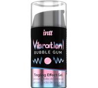 Intt Gel Vibrador Líquido 15ml - Estimulante Íntimo Potente con Sabor Chicle Dulce | Aumenta Grosor y Longitud - Efecto Calor Duradero - Para Él y Para Ella, Placer Intenso y Duradero