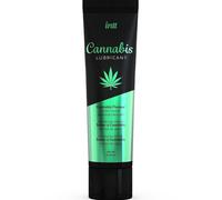 INTT Lubricants Lubricante Íntimo A Base De Agua - Sabor A Cannabis Para Placer Suave Y Fresco