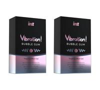 Intt ¡Vibración! Gel De Hormigueo De Chicle 61 g (Paquete de 2)