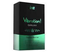 Intt Gel Vibrador Líquido Ganjah Efecto Calor y Hormigueo