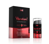 INTT - Vibration! Strawberry Tingling Gel - Gel íntimo con sabor a fresa