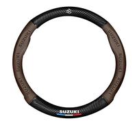 INTWAY Funda Volante Coche, para Suzuki Jimny FJ 1998-2018 Cubierta Volante Antideslizante Suave Adecuado Todas Las Estaciones,A