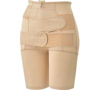 Inujirushihonpo Coral Reform nippers Girdle Pelvic Belt Combined Postpartum mom of All-in-One Girdle L Beige G4508