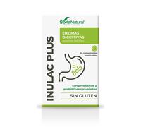 Inulac Plus 24 comprimidos masticables Soria Natural - enzimas digestivas y probióticos