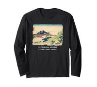 Inume Pass Koshu Hokusai Vintage Retro Arte Japonés Manga Larga