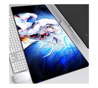 Inuyasha Anime Alfombrillas de Ratón - Gaming Mousepad 900x400mm, 3mm Base de Goma Antideslizante, Superfície con Textura Especial, Compatible con ratón láser y óptico, para PC y Laptop,A