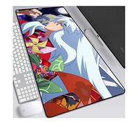 Inuyasha XXL Anime Alfombrilla para ratón 900 x 400 mm - Speed Gaming Mousepad - Mouse Pad para Ordenador - 3mm Goma Antideslizante, para Gamers Ordenador, PC y Laptop,D