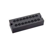 Invader 8 cuerdas Mástil Montura activa Tapa soapbar negra