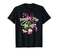 Invader Zim Charms Gothic Punk Keychain Camiseta