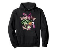 Invader Zim Charms Gothic Punk Keychain Sudadera con Capucha