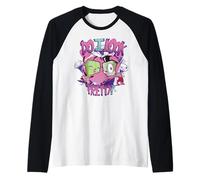 Invader Zim Do I Look Pretty with Gir & Zim Camiseta Manga Raglan