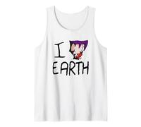 Invader Zim GAZ I Heart Earth Funny Vintage Cartoon Camiseta sin Mangas