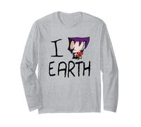 Invader Zim GAZ I Heart Earth Funny Vintage Cartoon Manga Larga