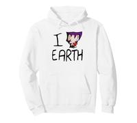 Invader Zim GAZ I Heart Earth Funny Vintage Cartoon Sudadera con Capucha