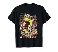 Invader Zim Gir Screaming Floral Art Nouveau Aesthetic Camiseta