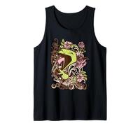 Invader Zim Gir Screaming Floral Art Nouveau Aesthetic Camiseta sin Mangas