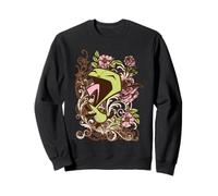Invader Zim Gir Screaming Floral Art Nouveau Aesthetic Sudadera