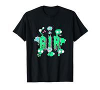 Invader Zim Gir Text Design Slime Letters Funny Faces Camiseta