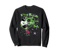 Invader Zim I Am A Perfectly Normal Human Worm Distressed Sudadera