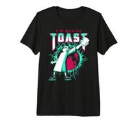 Invader Zim I'm Making Toast Professor Membrane Metal Style Camiseta Premium