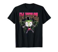 Invader Zim I'm Normal Freaked out Zim Retro Metal Poster Camiseta