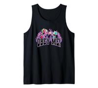 Invader Zim Obey Me! Zim & Gir Logo On Fire Camiseta sin Mangas