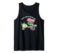 Invader Zim Stay Away from Me Spray Scene Camiseta sin Mangas