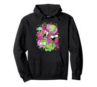 Invader Zim Valentine's Day Gir I Love Doom Poster Sudadera con Capucha