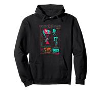 Invader Zim World Domination Grand Schematics Sudadera con Capucha, Unisex para Adultos, Negro, L
