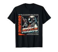 Invasiones Espaciales Cósmicas Ciencia Ficción Centinela del Universo Camiseta