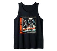 Invasiones Espaciales Cósmicas Ciencia Ficción Centinela del Universo Camiseta sin Mangas