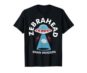 Invasores cerebrales Zebrahead Diseño divertido Camiseta