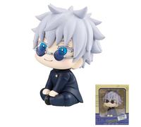 Invasye Gojo Satoru Figuras, Gojo Satoru Anime Q Version Figuras, 10 cm Figura de Accion Satoru Gojo, Gojo Satoru Look Up Figura, Jujutsu Kaisen Coleccionable Figura, Regalo para Fans