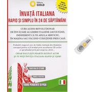 Invata italiana rapid si simplu in 24 de saptamani + Stick USB - Simona Vara, Editie in limba romana