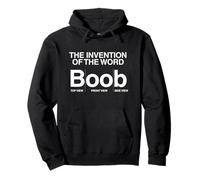 Invención De La Palabra Teta Divertido Desquiciado Humor Adulto Meme Sudadera con Capucha