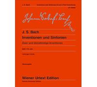 Inventionen Und Sinfonien Bwv 772-801 Piano (Wiener Urtext): Zwei- und dreistimmige Inventionen. BWV 772 - 801. Klavier.