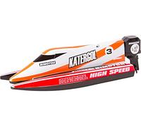 Invento just play 500804 RC: Mini Race Boot, 2.4 GHz, teledirigido, Color Rojo