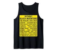 Inventores Negros olvidados celebran el Mes de la Historia Negra Camiseta sin Mangas