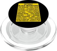 Inventores Negros olvidados celebran el Mes de la Historia Negra PopSockets PopGrip para MagSafe