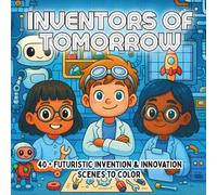 Inventors of Tomorrow: Genius Ideas, Creative Machines & Big Dreams - A STEM Coloring Book for Kids Who Love Imagination, Innovation, and Building the Future (STEM Learning Coloring Books for Kids)