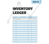 Inventory Ledger Log Book: 365 pages, 8.5 x 11 inches for Home-Based Small Business, Small Office, and Personal Use